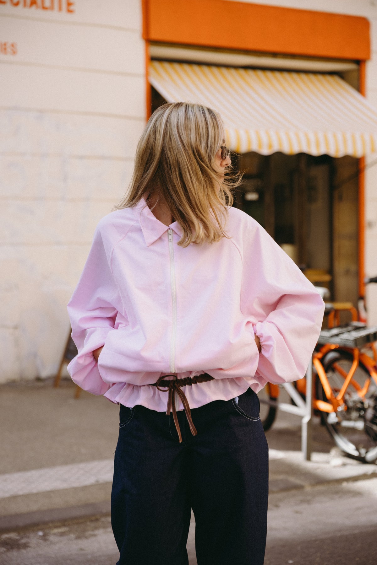 Veste coupe bombers avec lien ajustable