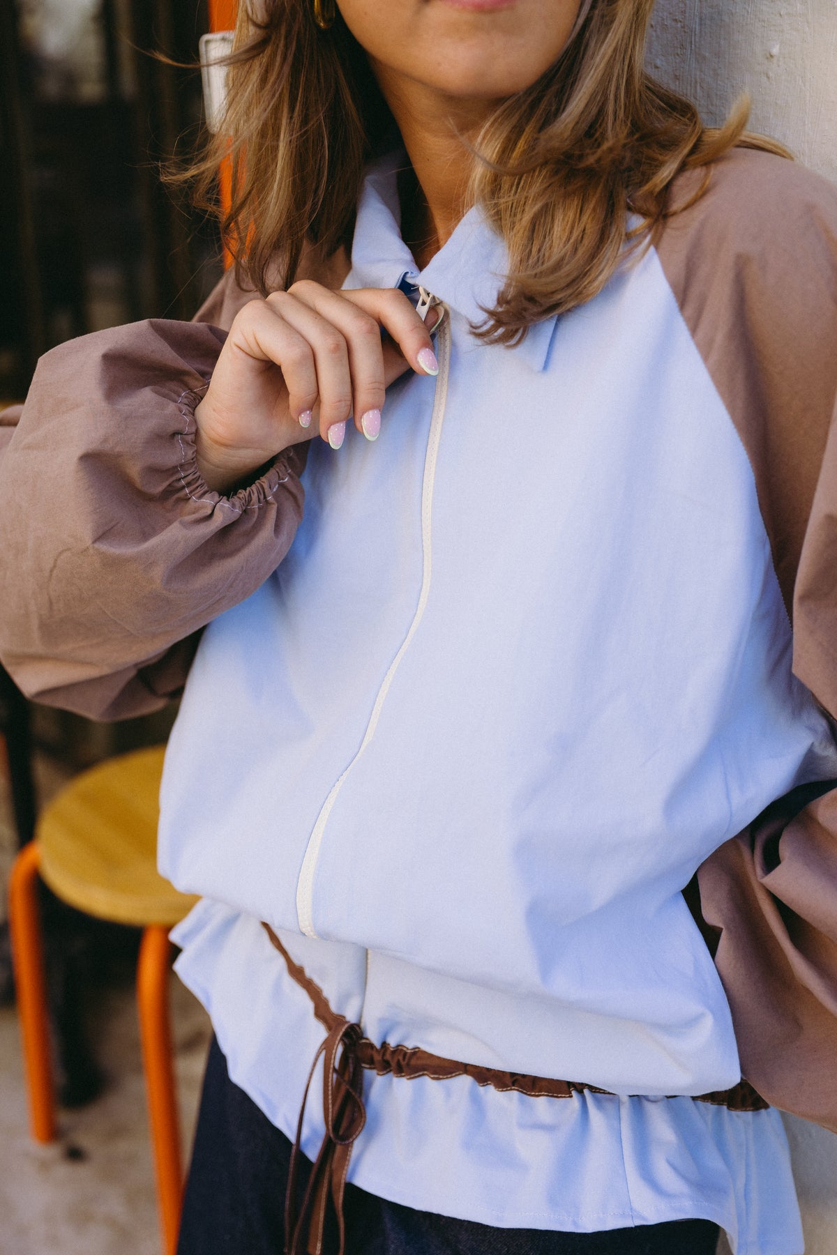 Veste coupe bombers avec lien ajustable