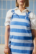 Robe Lola à rayures bleu
