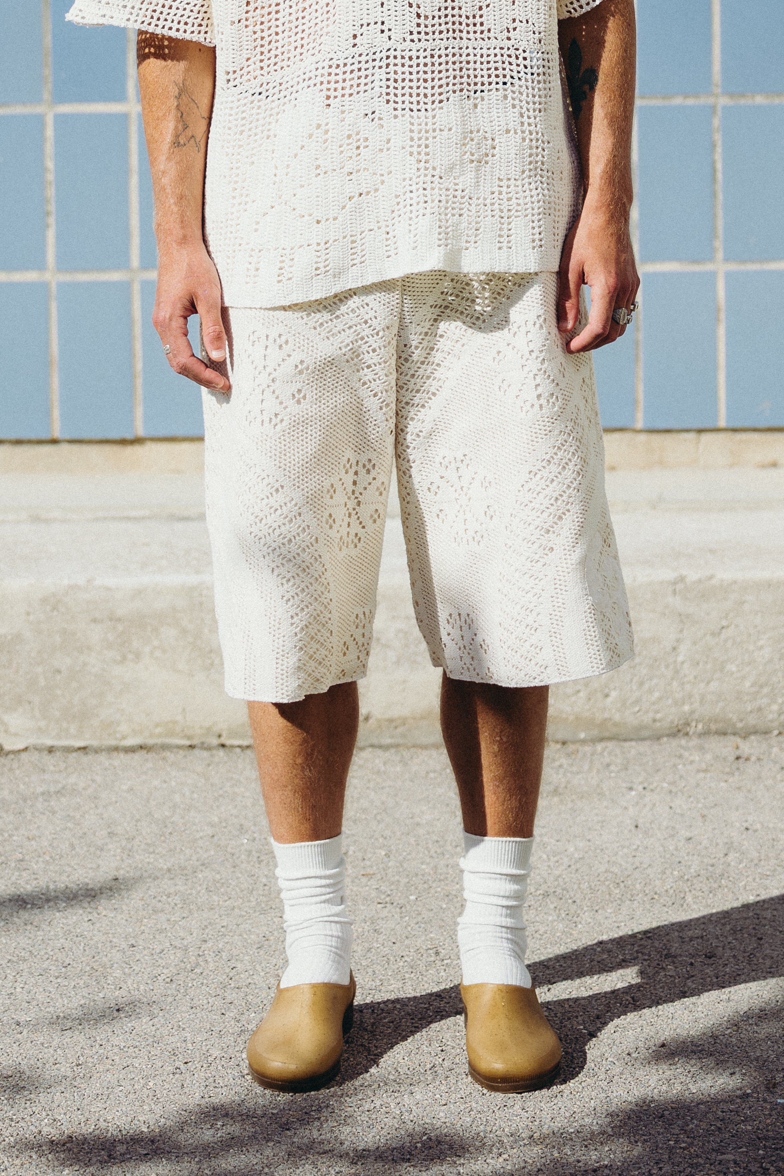 Short bermuda en crochet