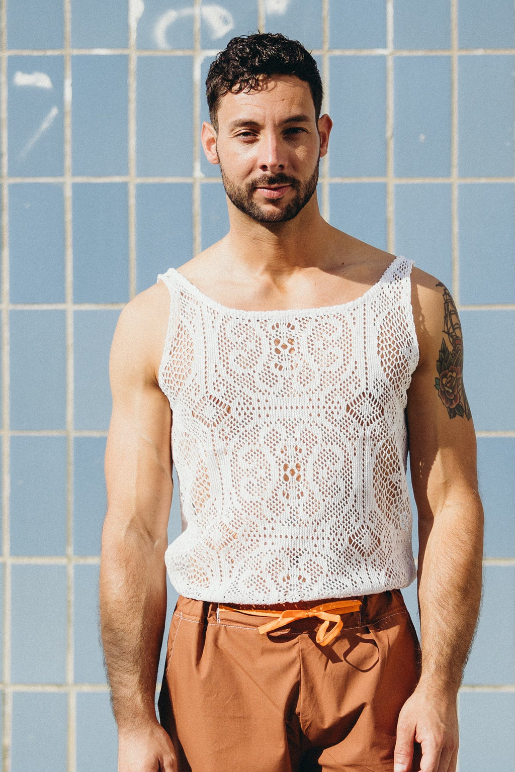 Débardeur en crochet