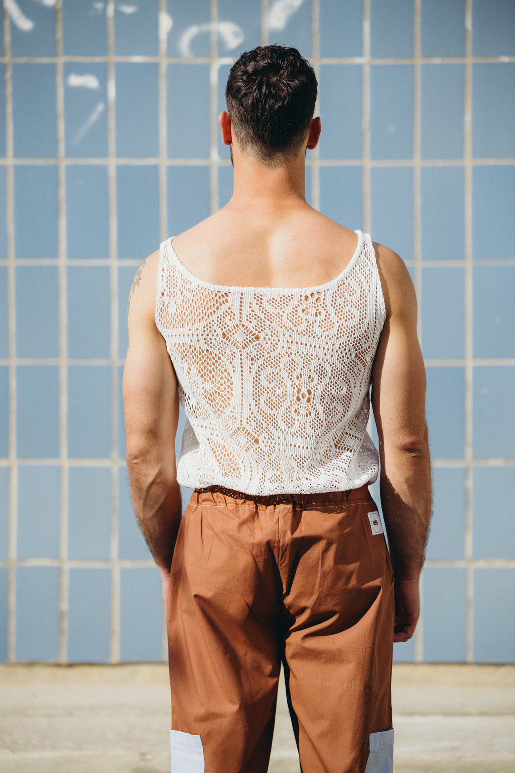 Débardeur en crochet