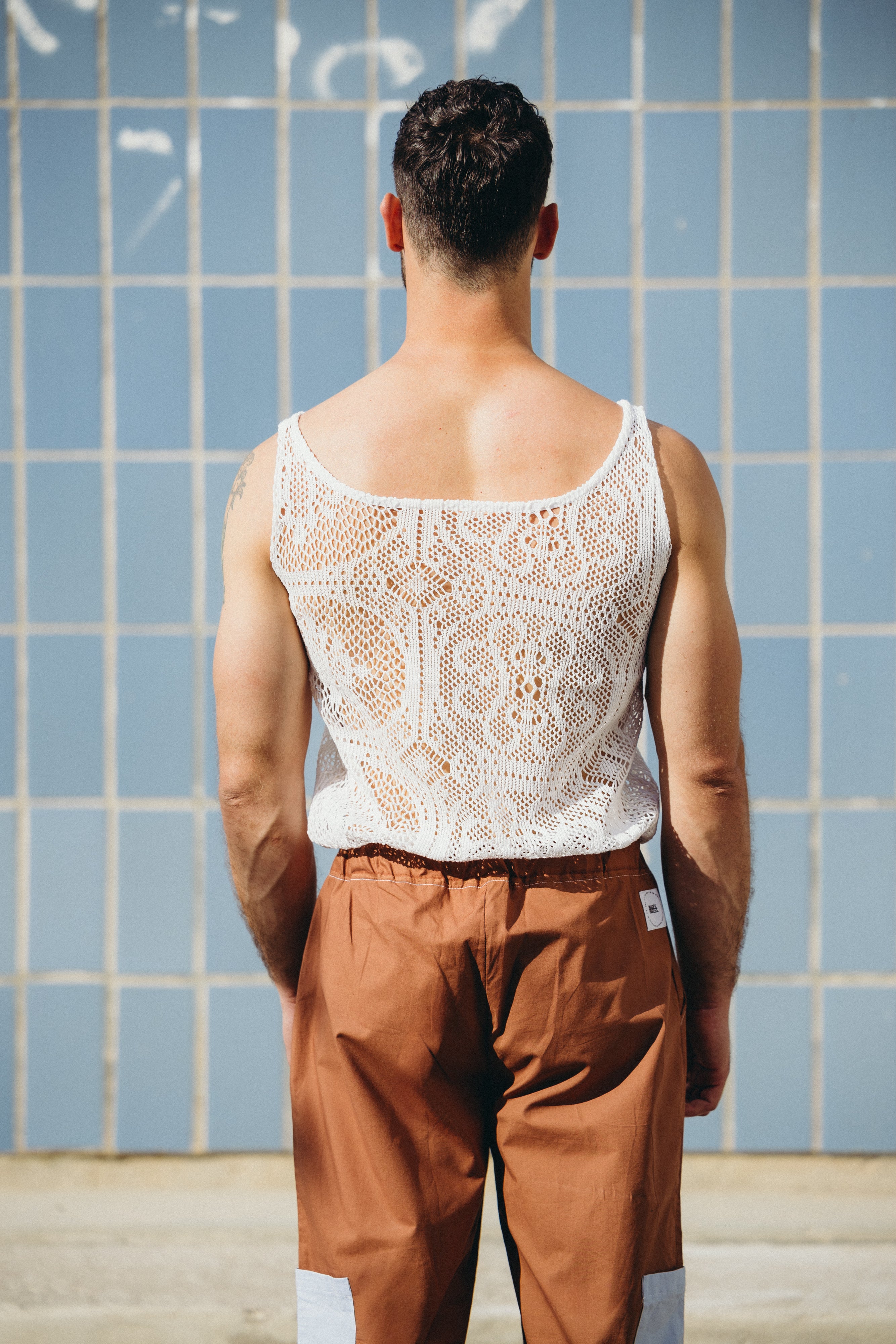 Débardeur en crochet