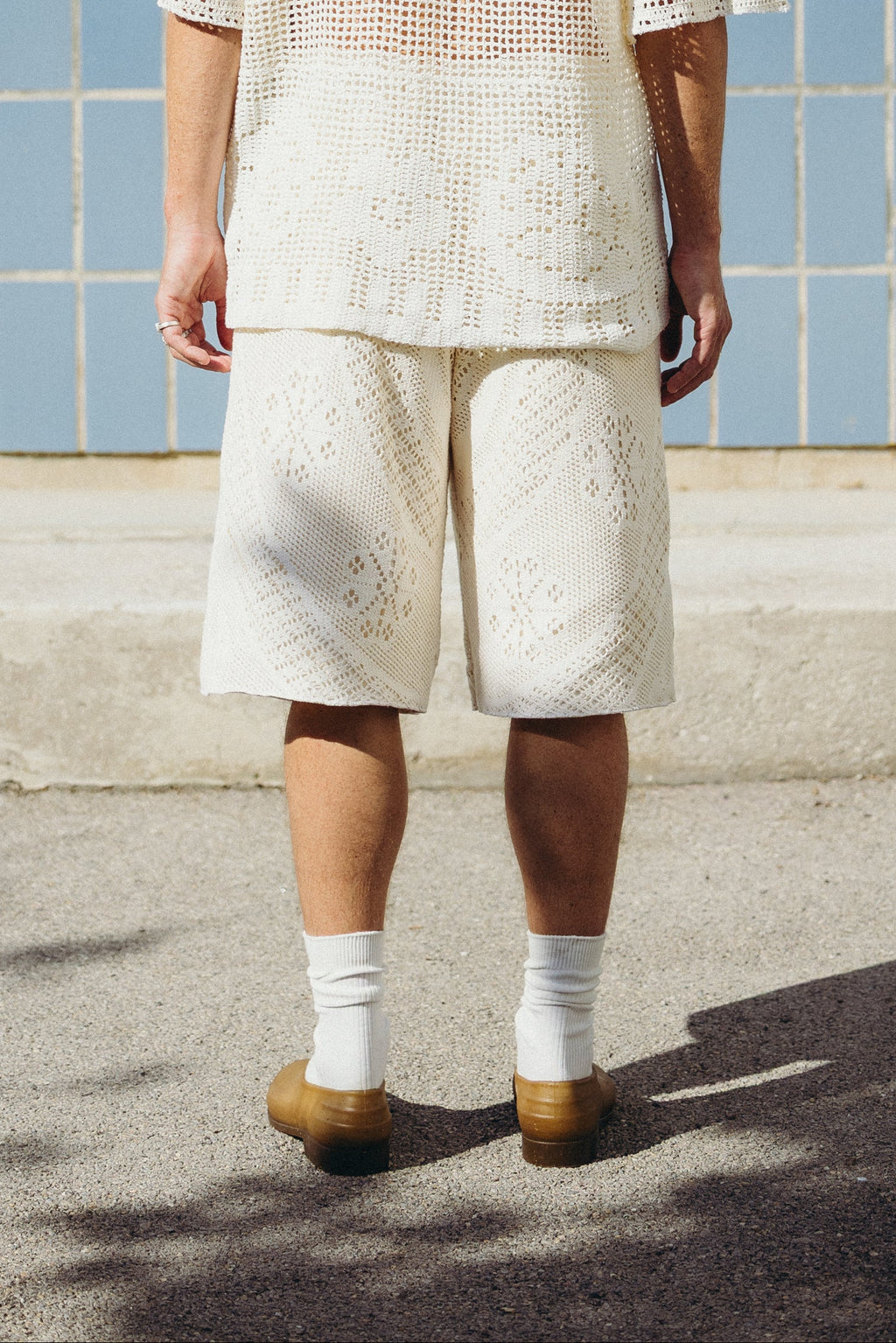 Short bermuda en crochet