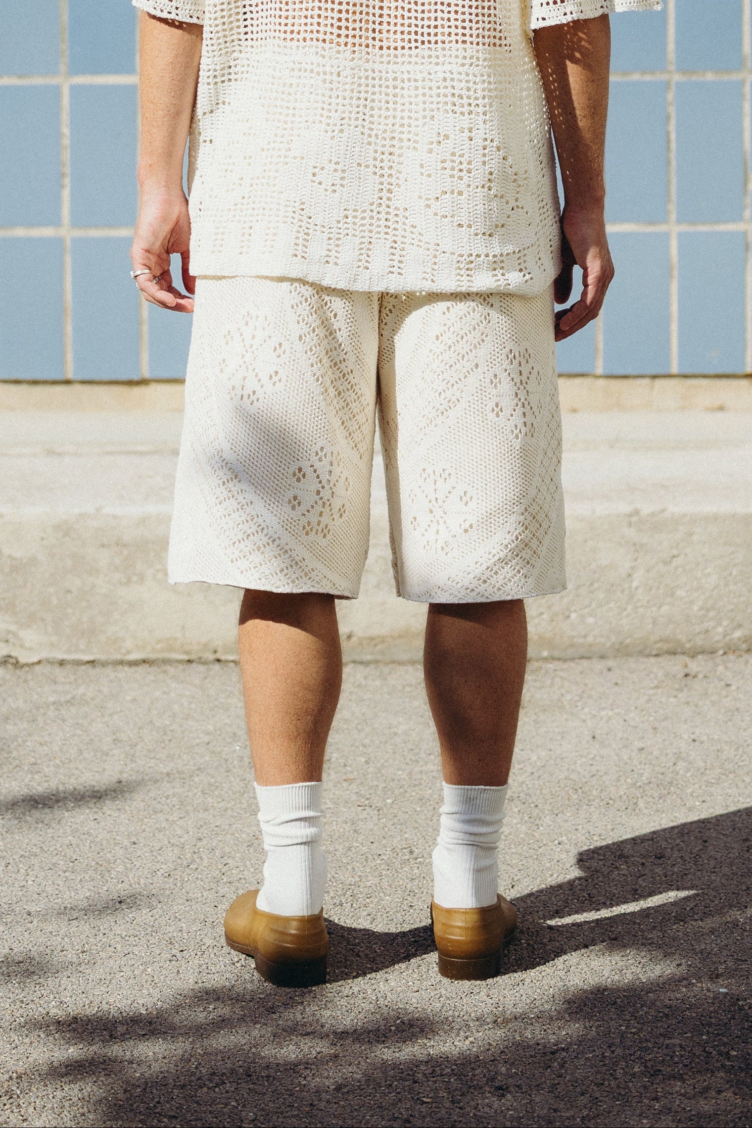 Short bermuda en crochet