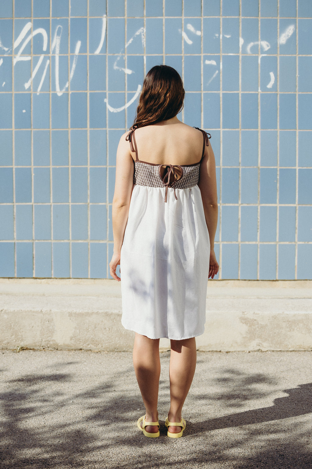 Robe bicolore ample