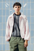 Lace bomber jacket