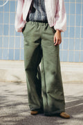 Pantalon large denim