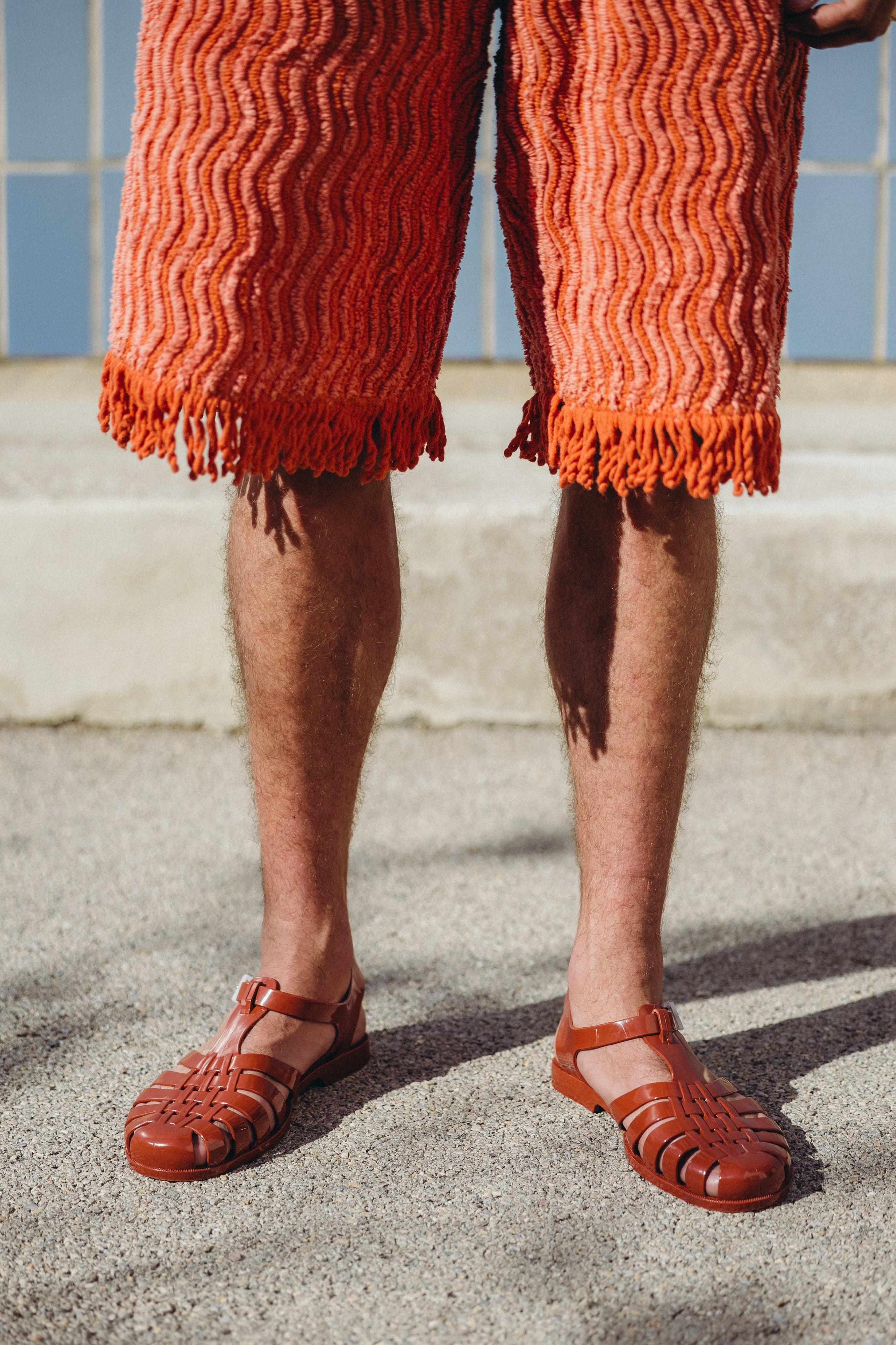 Short bermuda orange