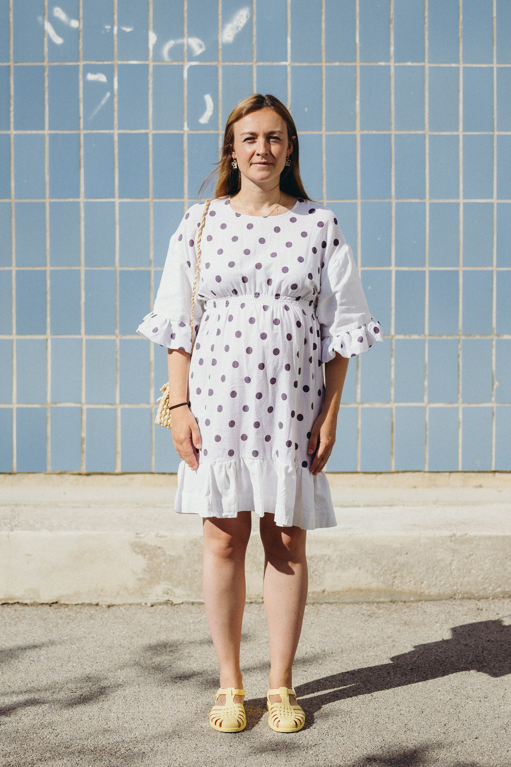 Robe à pois