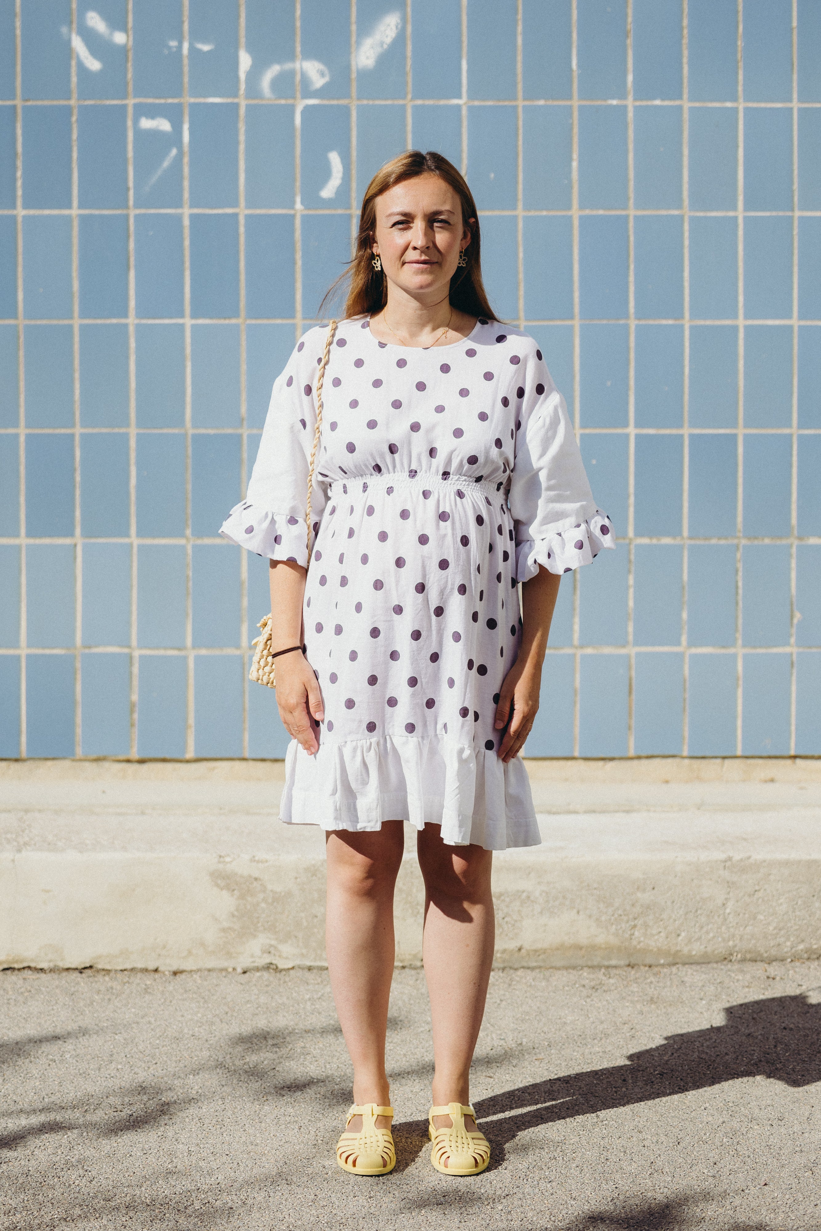 Robe à pois