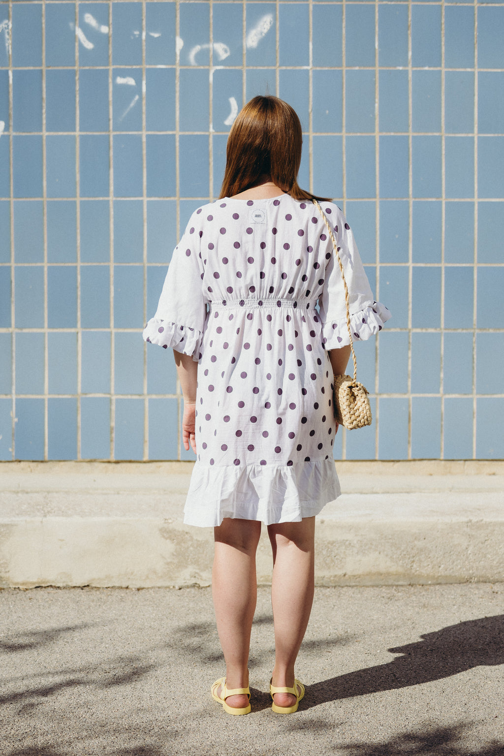 Robe à pois
