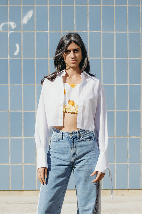 Chemise Michel upcyclée blanche