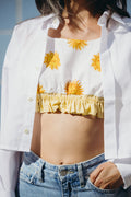 Brassière à motifs soleil