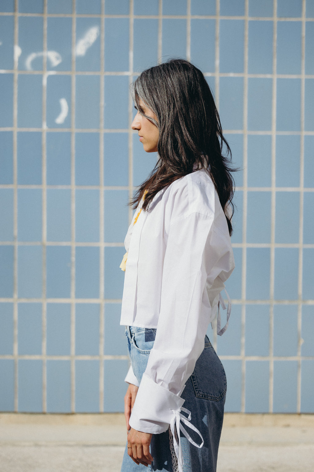 Chemise Michel upcyclée blanche