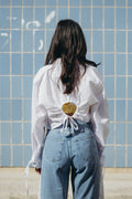Chemise Michel upcyclée blanche