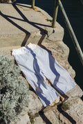 Pantalon Zoe à rayures bleu